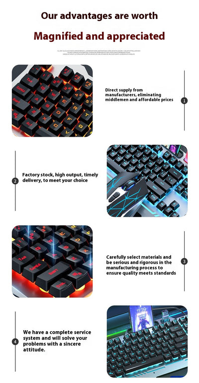 Bundle Completo: Teclado Mecánico, Ratón Alámbrico y Audífonos Gaming - Image 41