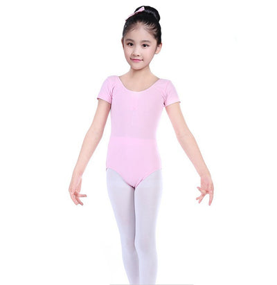 Ropa de Danza Infantil de Manga Corta para Ejercicio - Image 11