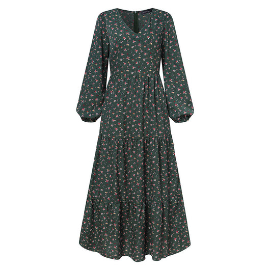 Vestido Casual Floral con Volantes para Tallas Grandes - Image 17