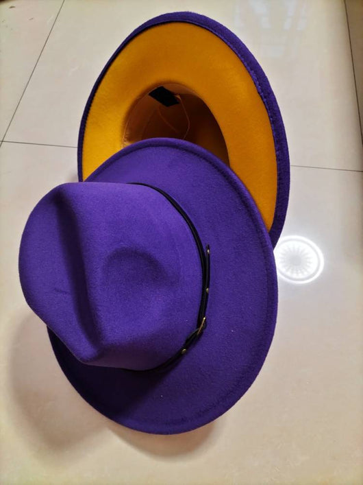 Sombrero Fedora Jazz con Combinación de Colores - Estilo Europeo y Americano - Image 7