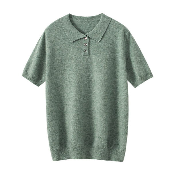 Suéter Tipo Polo de Cachemira para Hombre Ejecutivo - Image 5