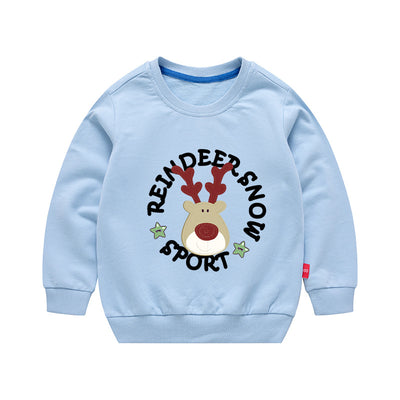 Sudadera Infantil Estilo Coreano Cuello Redondo para Niños - Image 7