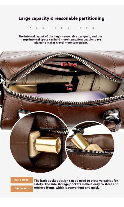 Bolso de Hombro Mujer Grande Estilo Urbano Minimalista con Capacidad Expandible - Image 12