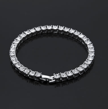 Pulsera Iced Out Dorada para Hombre - Joyería Hip Hop Urbana - Image 18