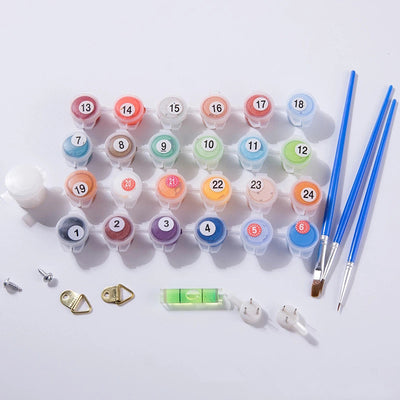Kit de Pintura Digital al Óleo - Cuadro de Gato DIY - Image 9