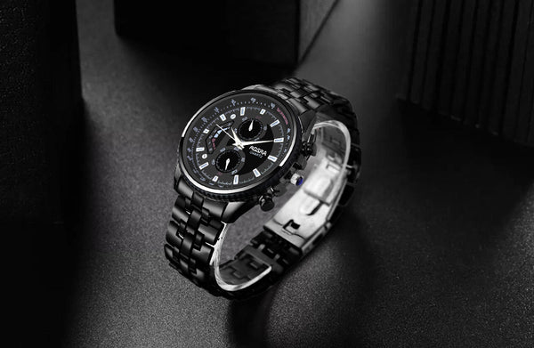 Reloj de Cuarzo para Hombre con Pulsera de Acero Inoxidable