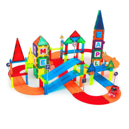 Pista de Carreras Magnética para Niños - Bloques STEM Interactivos - Image 8