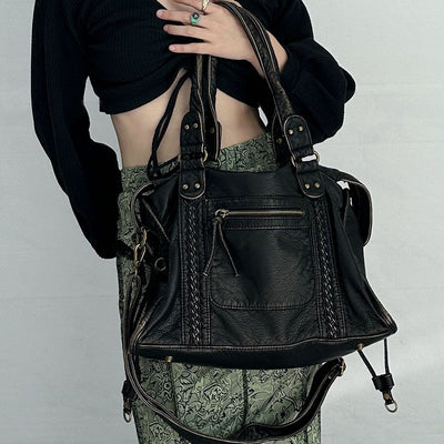 Bolso Retro para Moto Mujer - Gran Capacidad