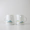 Taza Cerámica Río y Montaña Verde