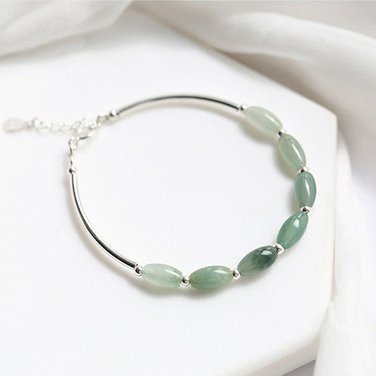 Joyería de Jade Estilo Coreano Versátil