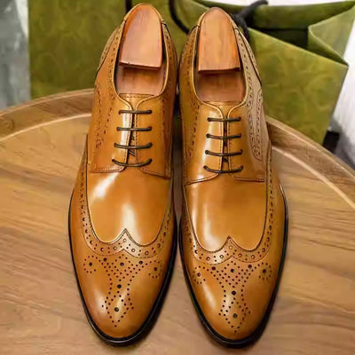Zapatos Formales de Punta Fina para Hombre - Estilo Británico Elegante - Image 12