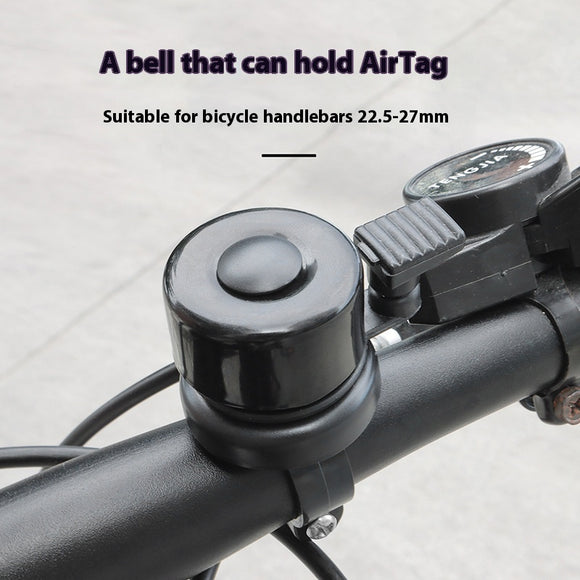 Timbre de Bicicleta con Localizador AirTag - Soporte de Montaje Oculto