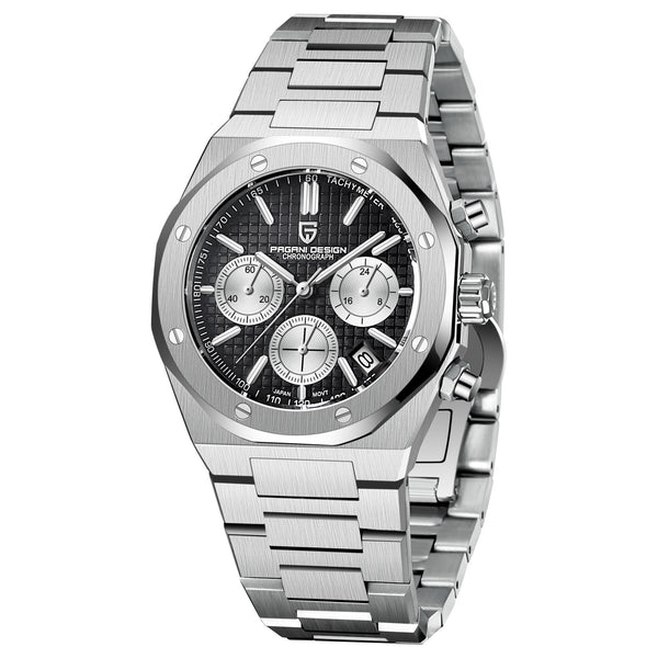 Reloj Cronógrafo de Hombre Cuarzo 6 Agujas - Estilo Ejecutivo