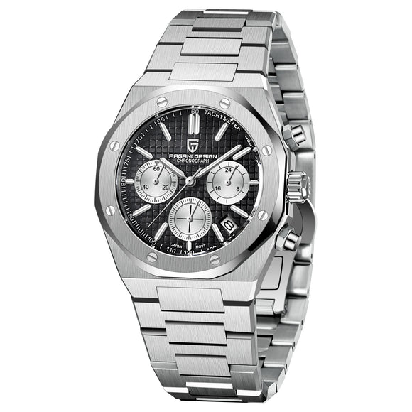 Reloj Cronógrafo de Hombre Cuarzo 6 Agujas - Estilo Ejecutivo