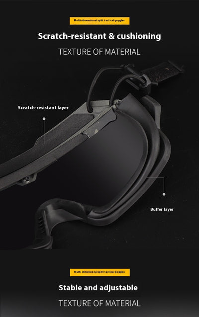 Gafas Tácticas Multifuncionales para Exterior - Dos Modos de Uso - Image 18