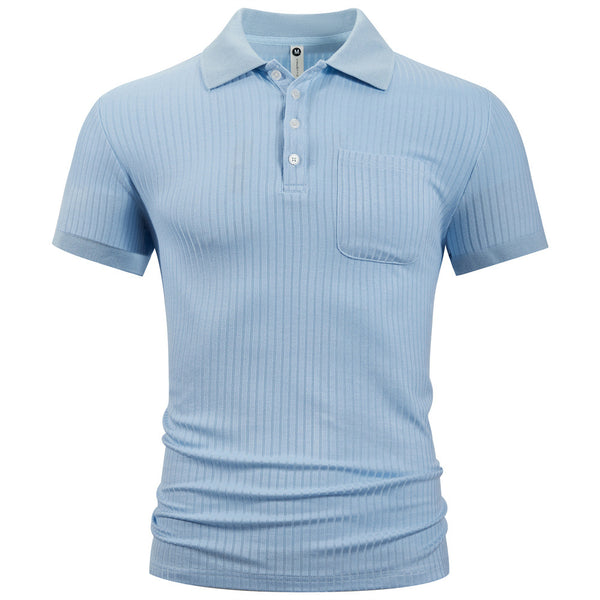 Playera Casual de Rayas para Hombre - Algodón Premium