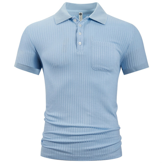 Playera Casual de Rayas para Hombre - Algodón Premium - Image 2