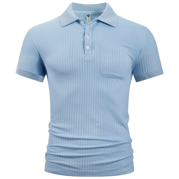 Playera Casual de Rayas para Hombre - Algodón Premium