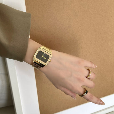 Reloj de Lujo Minimalista para Mujer con Esfera Grande Cuadrada - Image 13