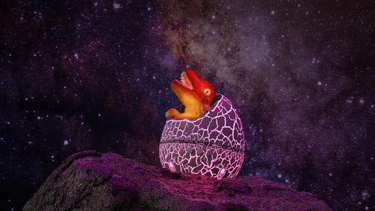 Lámpara Proyector de Cielo Estrellado con Diseño de Huevo de Dinosaurio Translúcido - Image 5