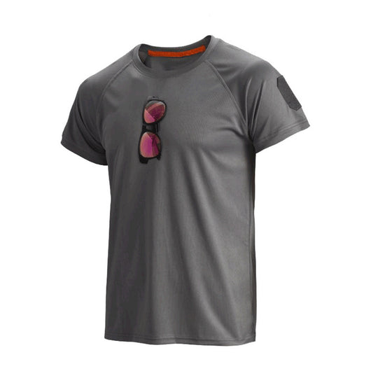 Camiseta Táctica Oversize Elástica de Secado Rápido para Entrenamiento - Image 11