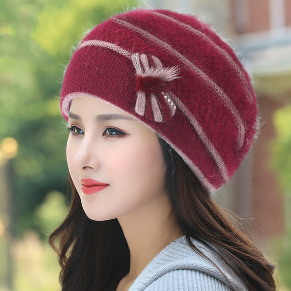 Gorro de Lana Tejida para Compras y Ocio
