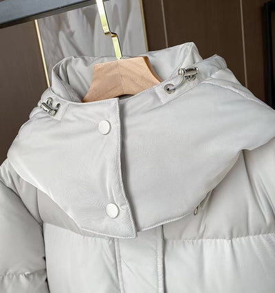 Chaqueta Acolchada Impermeable con Capucha para Mujer - Image 6