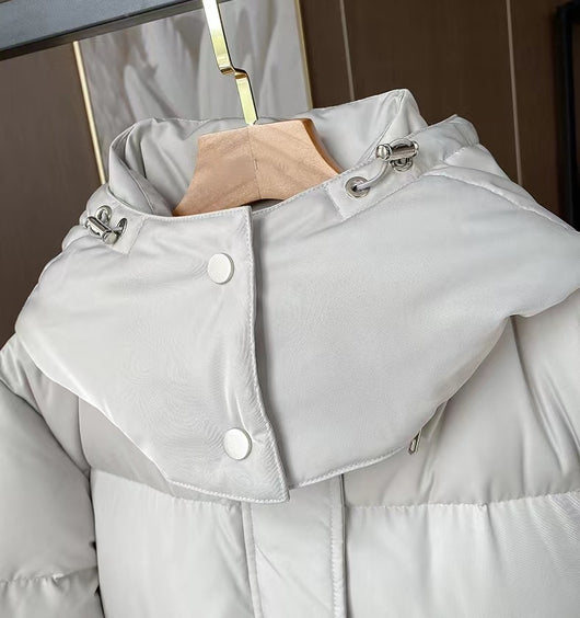 Chaqueta Acolchada Impermeable con Capucha para Mujer - Image 6