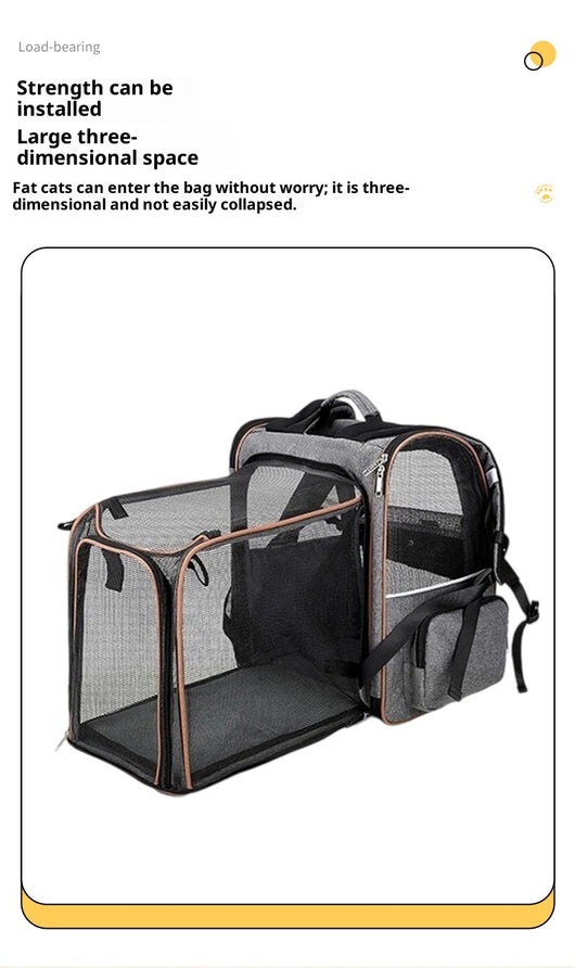 Bolsa Transportadora Extensible para Perros Pequeños con Ventilación - Image 13