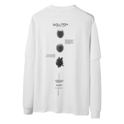 Camiseta Holgada de Algodón con Manga Larga para Hombre - Image 4