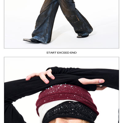 Gorro de Lana Cálido con Brillantes y Detalles Glitter - Image 5