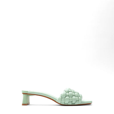 Sandalias Tejidas de Tacón Alto - Image 8