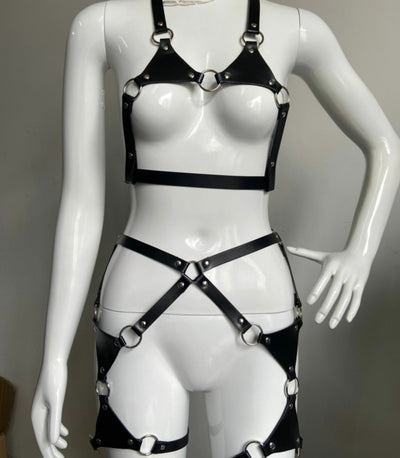 Cadena de Cintura Negra con Nudos Individuales Envueltos - Image 13