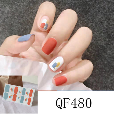 Stickers de Uñas 3D con Diamantes - 14 Diseños Impermeables para Embarazadas - Image 18