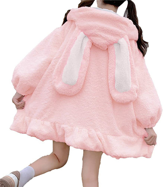 Sudadera con Capucha y Orejas de Conejo en Lana Sintética Suave - Image 6