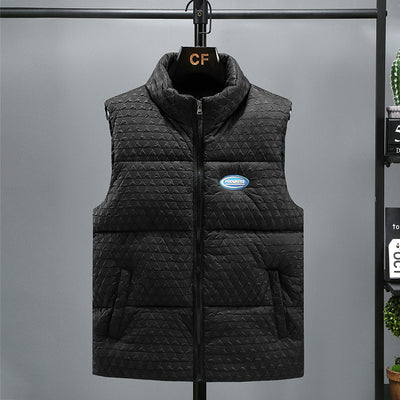 Chaleco de Algodón Acolchado para Hombre - Cuello Alzado Invierno - Image 8