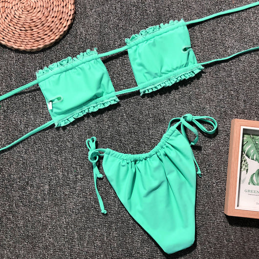 Bikini Plisado Elegante - Image 13