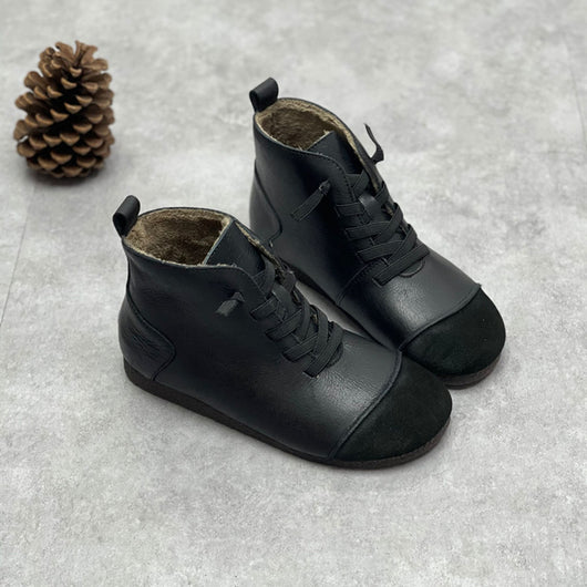 Botas Martin de Cuero Vintage con Forro Cálido y Suela Suave - Image 6