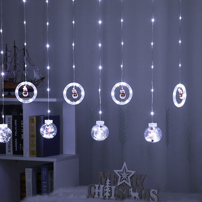 Cadena de Luces Navideñas para Cortinas - Image 15