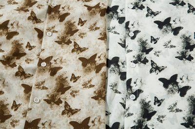 Camisa Suelta Estampado Floral Completo para Hombre - Image 14