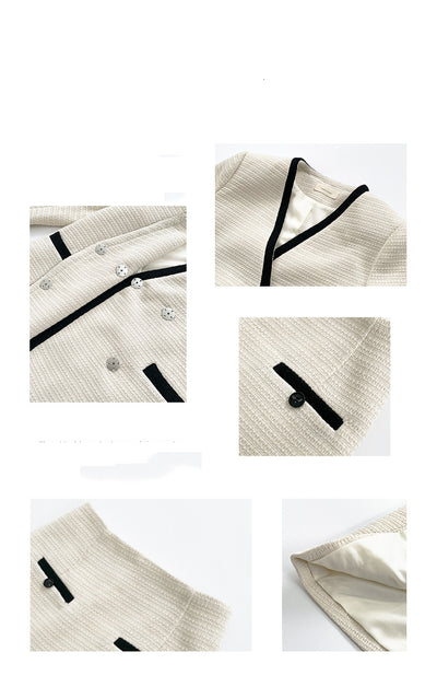 Cardigan Bloques de Color con Falda Integrada - Image 15