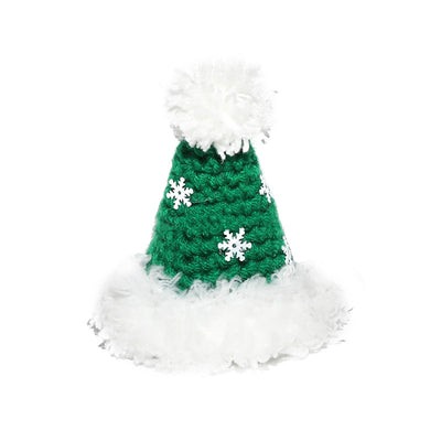 Gorro Navideño para Mascotas Tejido a Mano - Image 3