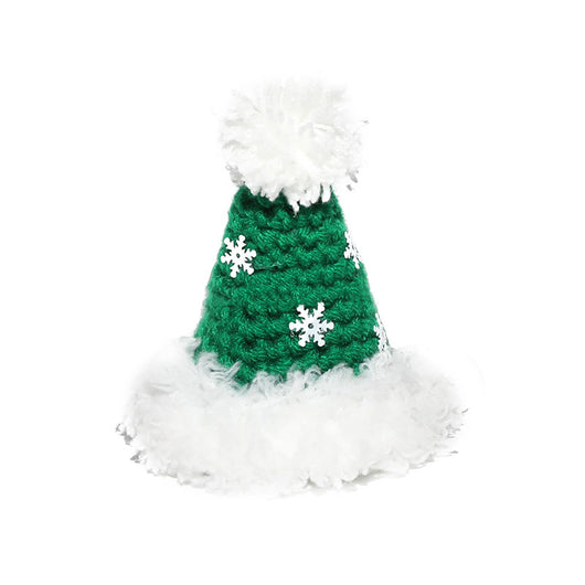 Gorro Navideño para Mascotas Tejido a Mano - Image 3