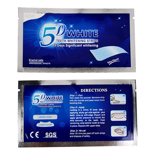 Tiras Blanqueadoras de Gel 5D - Kit Completo de Blanqueamiento Dental Profesional - Image 4