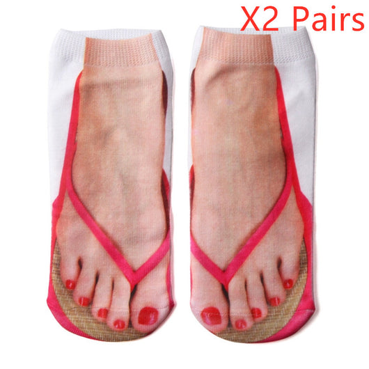 Calcetines Estampados 3D con Diseños Cartoon - Parejas y Unisex - Image 28