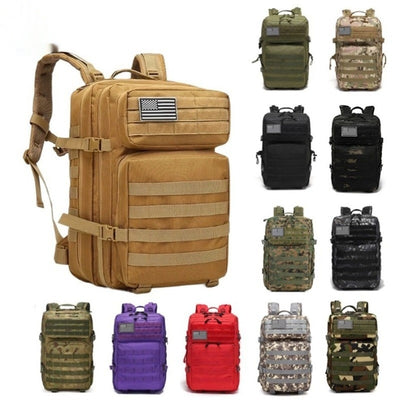 Mochila Táctica 45L para Senderismo - Unisex con Correas Ergonómicas - Image 3