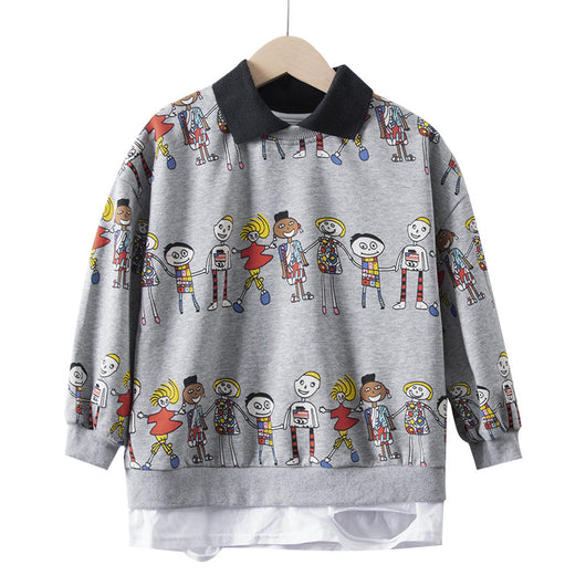 Camisa Infantil Coreana con Cuello Solapa - Manga Larga para Niño - Image 3