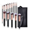 Set de 14 Brochas de Maquillaje Profesional con Brocha de Base