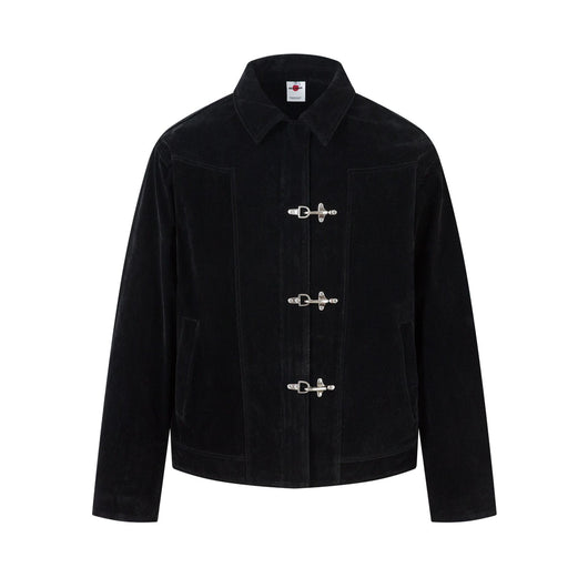 Chaqueta Desconstructida Cropped para Hombre - Ajuste Relajado Casual - Image 5