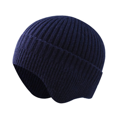 Gorro de Lana Tejido para Protección de Oídos - Colores Puros y Cálidos - Image 28